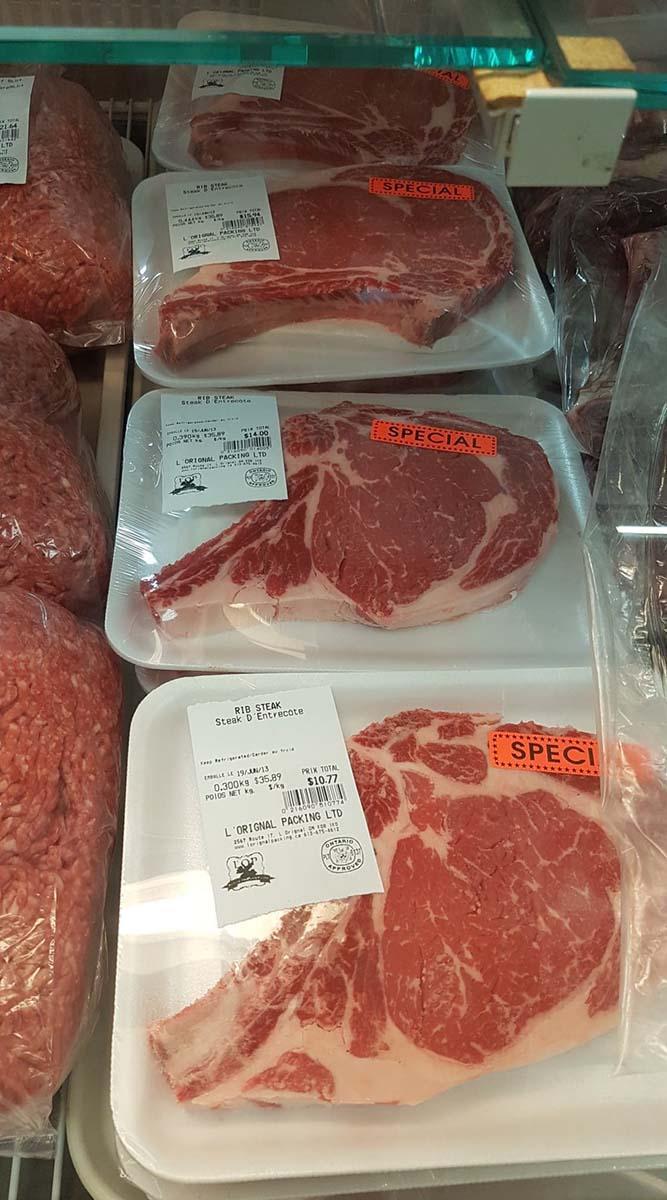 Viandes et Poissons Surgelées L'Orignal